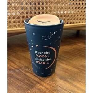Xo Sienna Starry Skies Travel Mug Over the Moon Under the Stars W/Lid Navy Blue